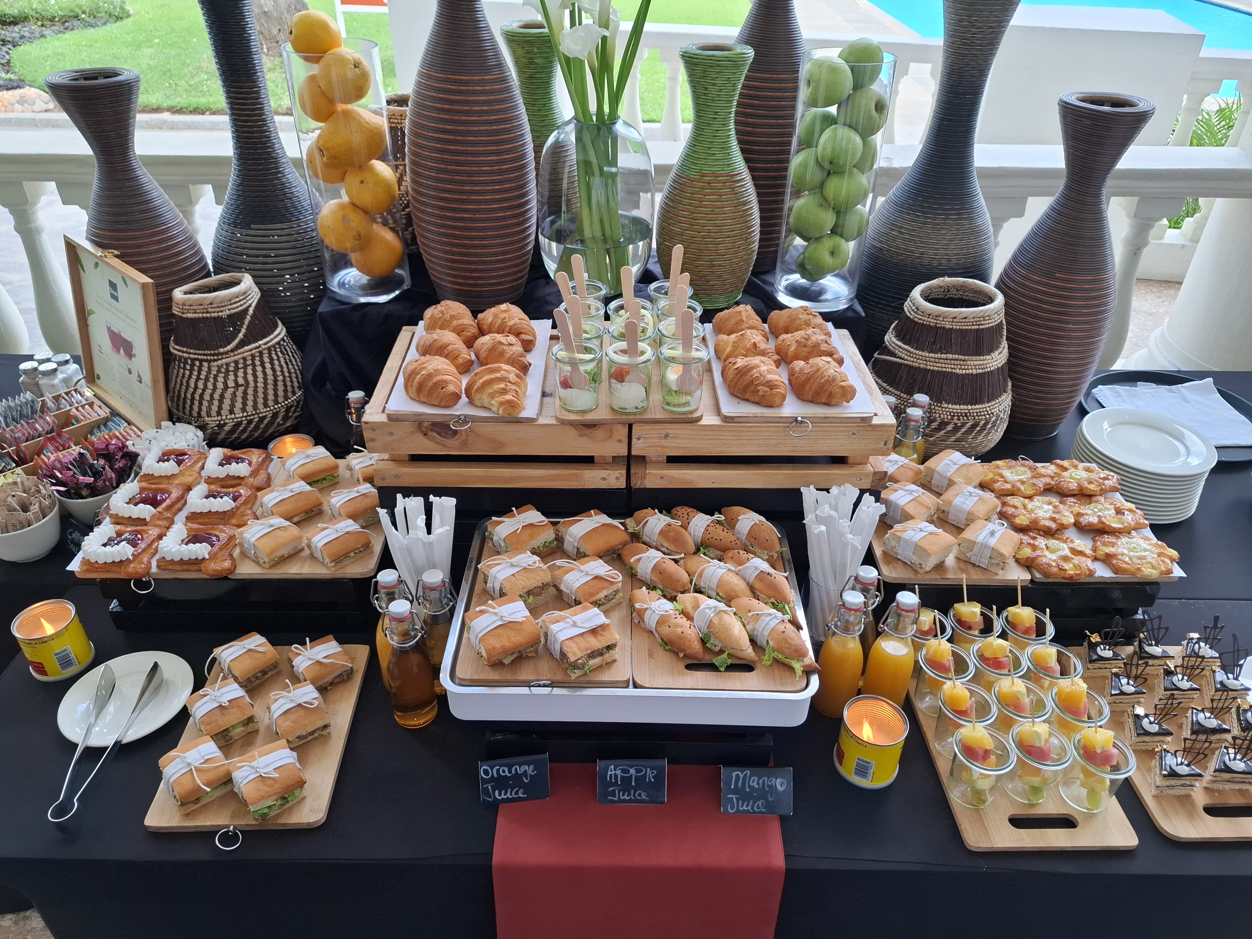High Tea Pastry Buffet Display